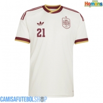 Camisa de time de futebol Espanha Mikel Oyarzabal #21 Replicas 2º Equipamento Mundo 2026 Manga Curta